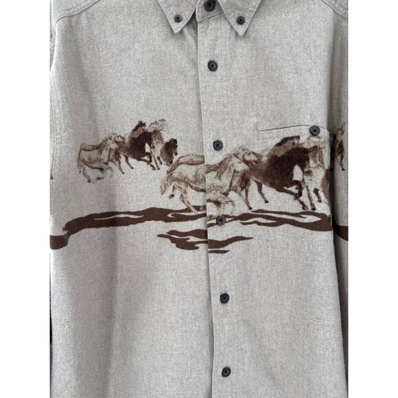Woolrich Mens L Equestrian‎ Western Button-Up Shirt - Picture 3 of 8